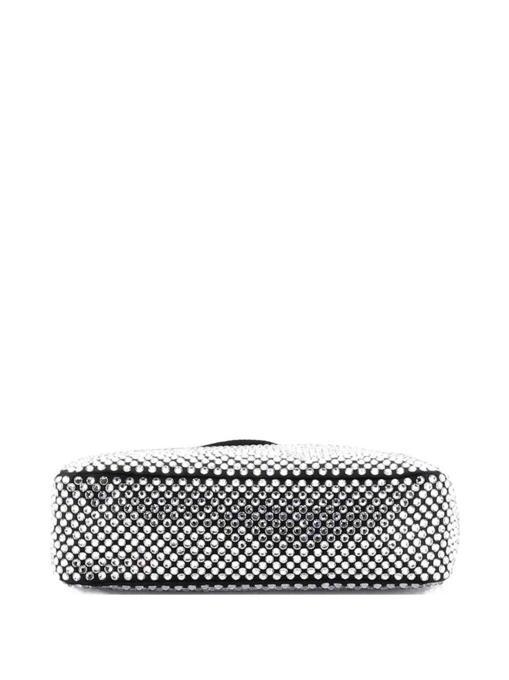 Prada Pre Owned Re Edition 2000 Crystal Embellished Satin Mini Hobo Bag — Same as shown — Size One Size — Top View