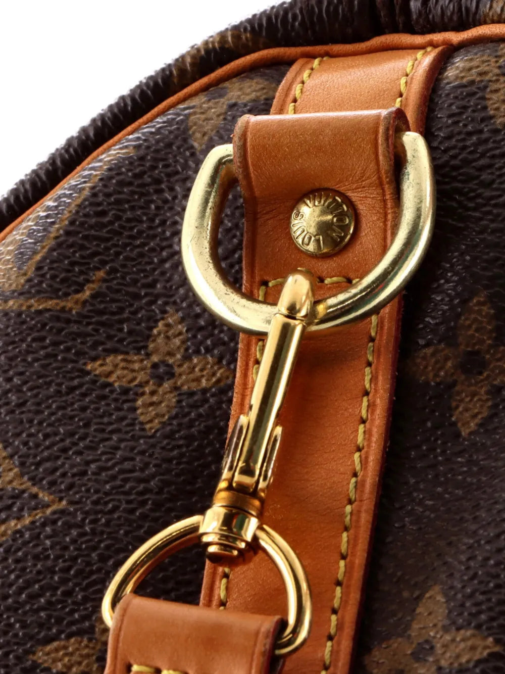 Louis Vuitton Pre Owned Speedy Bandouliere Bag Monogram Canvas 30 Shoulder Bag — Same as shown — Size One Size — Detail View