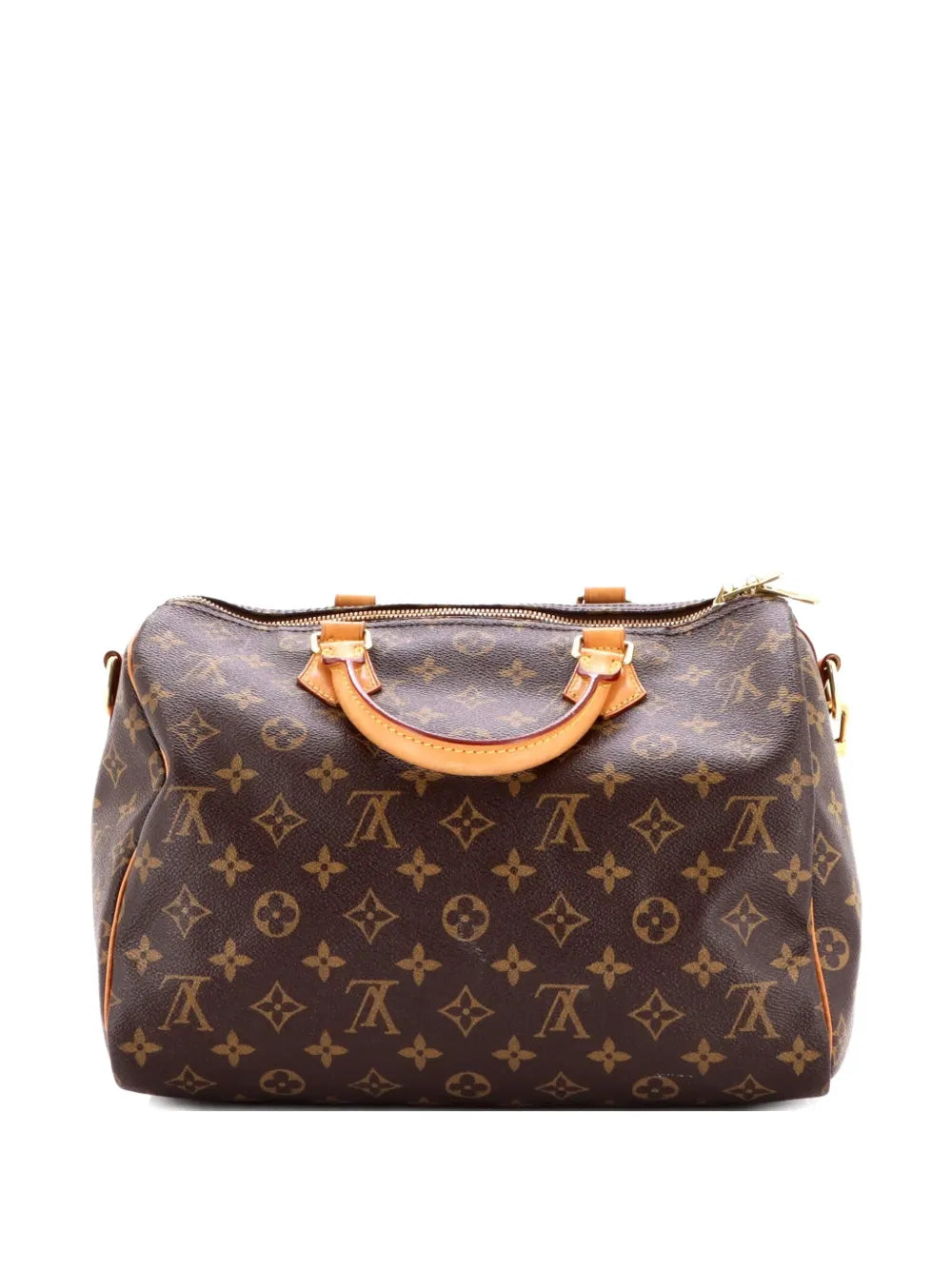 Louis Vuitton Pre Owned Speedy Bandouliere Bag Monogram Canvas 30 Shoulder Bag — Same as shown — Size One Size — Side View