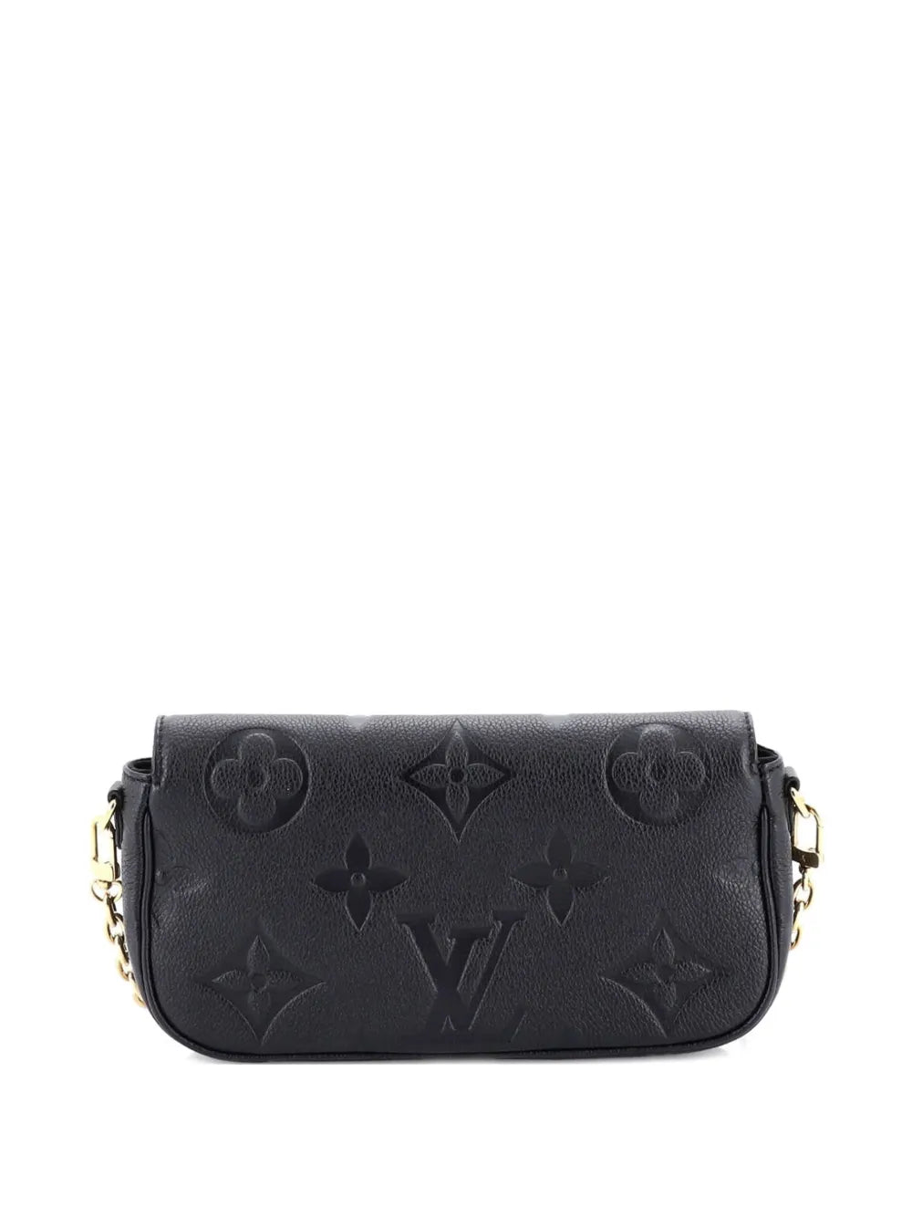 Louis Vuitton Pre Owned Ivy Wallet On Chain Monogram Empreinte Giant Shoulder Bag — Same as shown — Size One Size — Side View