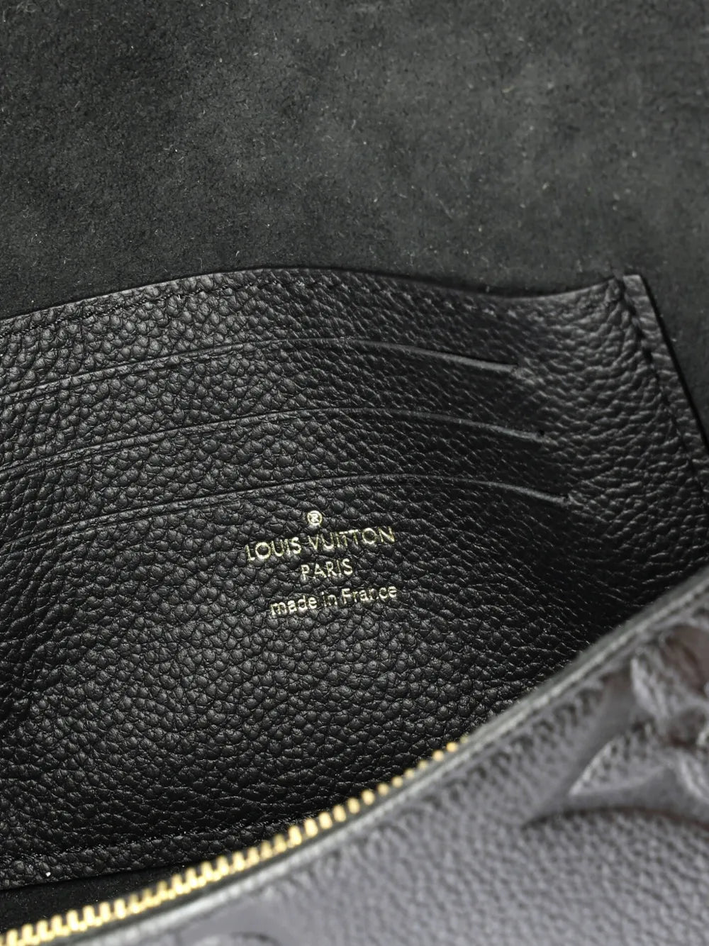 Louis Vuitton Pre Owned Ivy Wallet On Chain Monogram Empreinte Giant Shoulder Bag — Same as shown — Size One Size — Top View