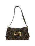 Fendi Pre Owned 2008 Zucca Shoulder Bag — Same as shown — Size One Size — Front View