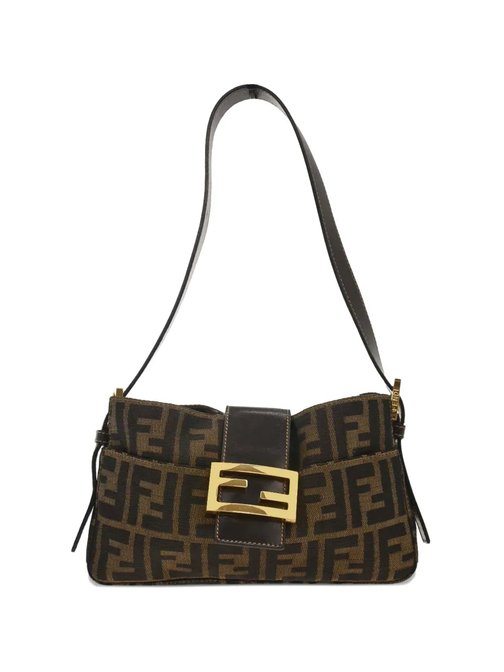 Fendi Pre Owned 2008 Zucca Shoulder Bag — Same as shown — Size One Size — Front View