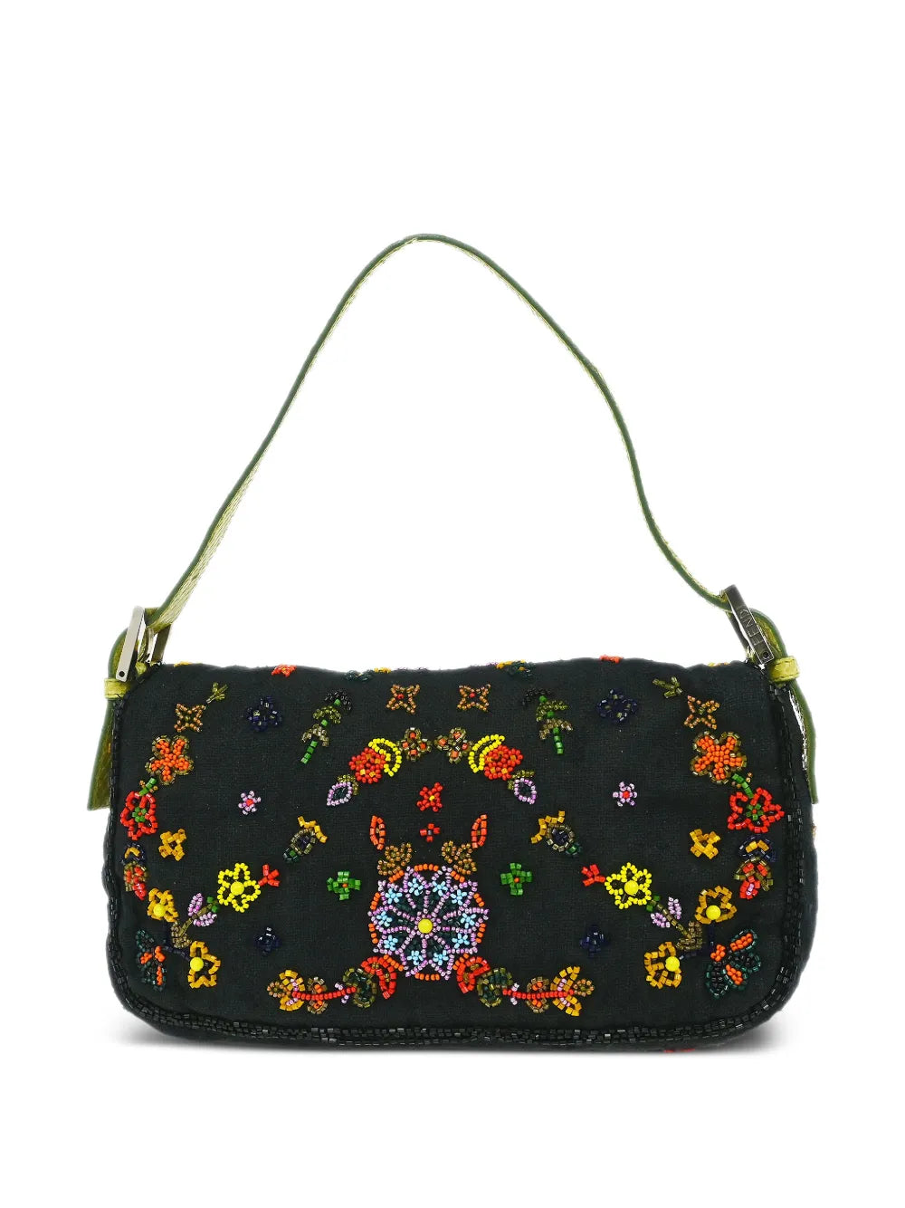 Fendi Pre Owned 2000 Baguette Beaded Shoulder Bag — Same as shown — Size One Size — Side View