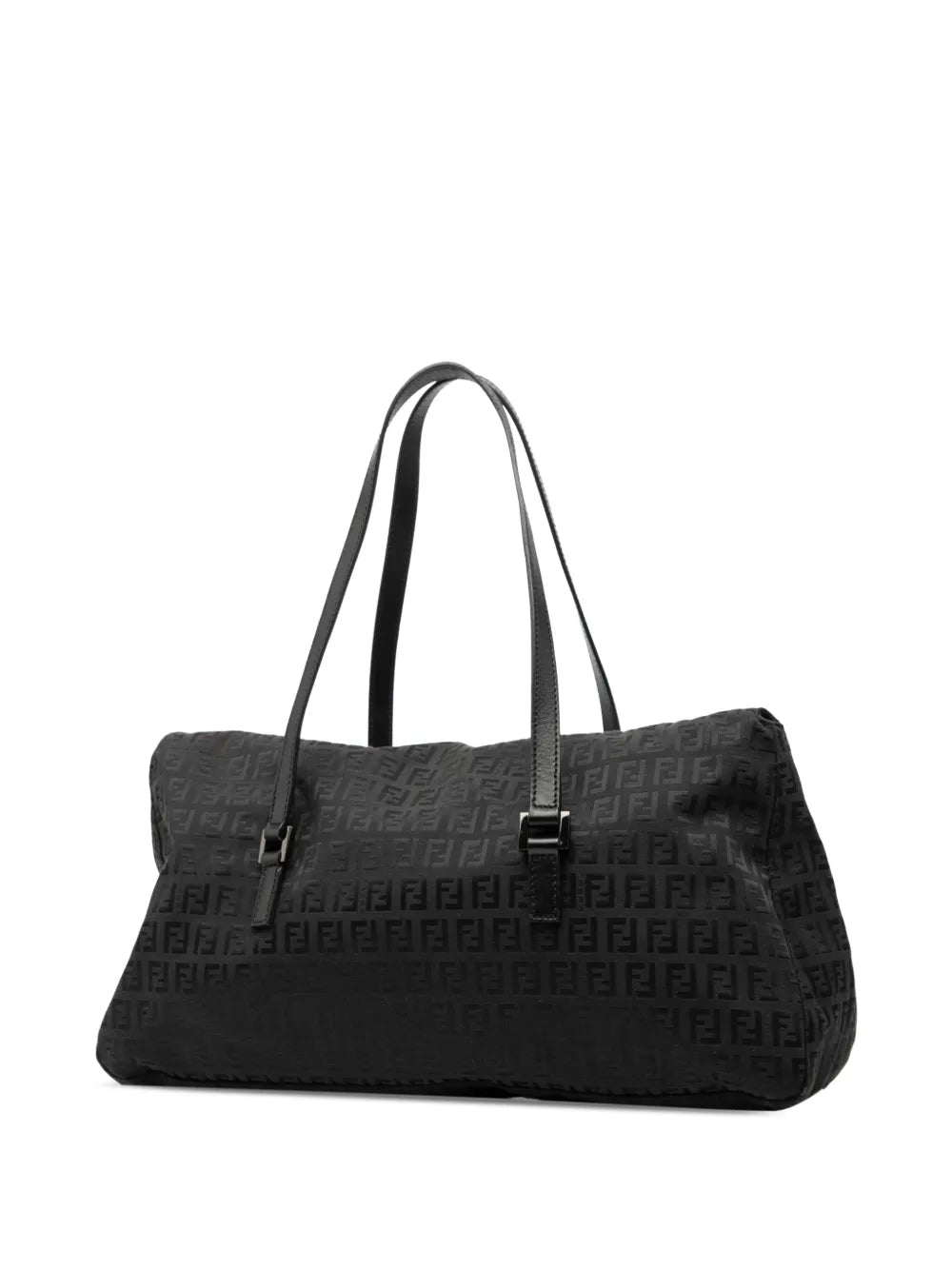Fendi Pre Owned 2000 2010 Zucchino Canvas East West Shoulder Bag — Same as shown — Size One Size — Back View