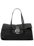 Fendi Pre Owned 2000 2010 Zucchino Canvas East West Shoulder Bag — Same as shown — Size One Size — Front View