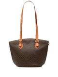 Celine Pre Owned 1999 Macadam Coated Canvas Shoulder Bag — Same as shown — Size One Size — Front View