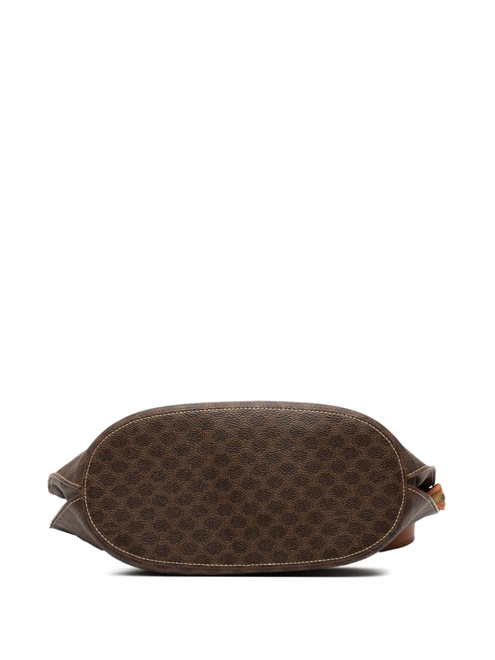 Celine Pre Owned 1999 Macadam Coated Canvas Shoulder Bag — Same as shown — Size One Size — Top View