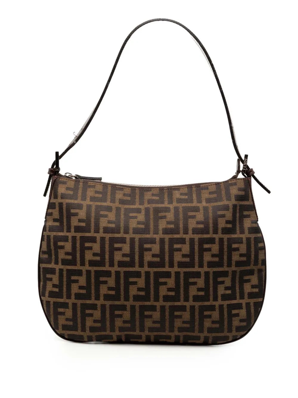 Fendi Pre Owned 2000 2010 Zucca Canvas Shoulder Bag — Same as shown — Size One Size — Front View