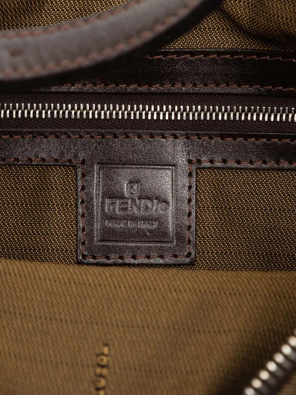 Fendi Pre Owned 2000 2010 Zucca Canvas Shoulder Bag — Same as shown — Size One Size — Lifestyle View