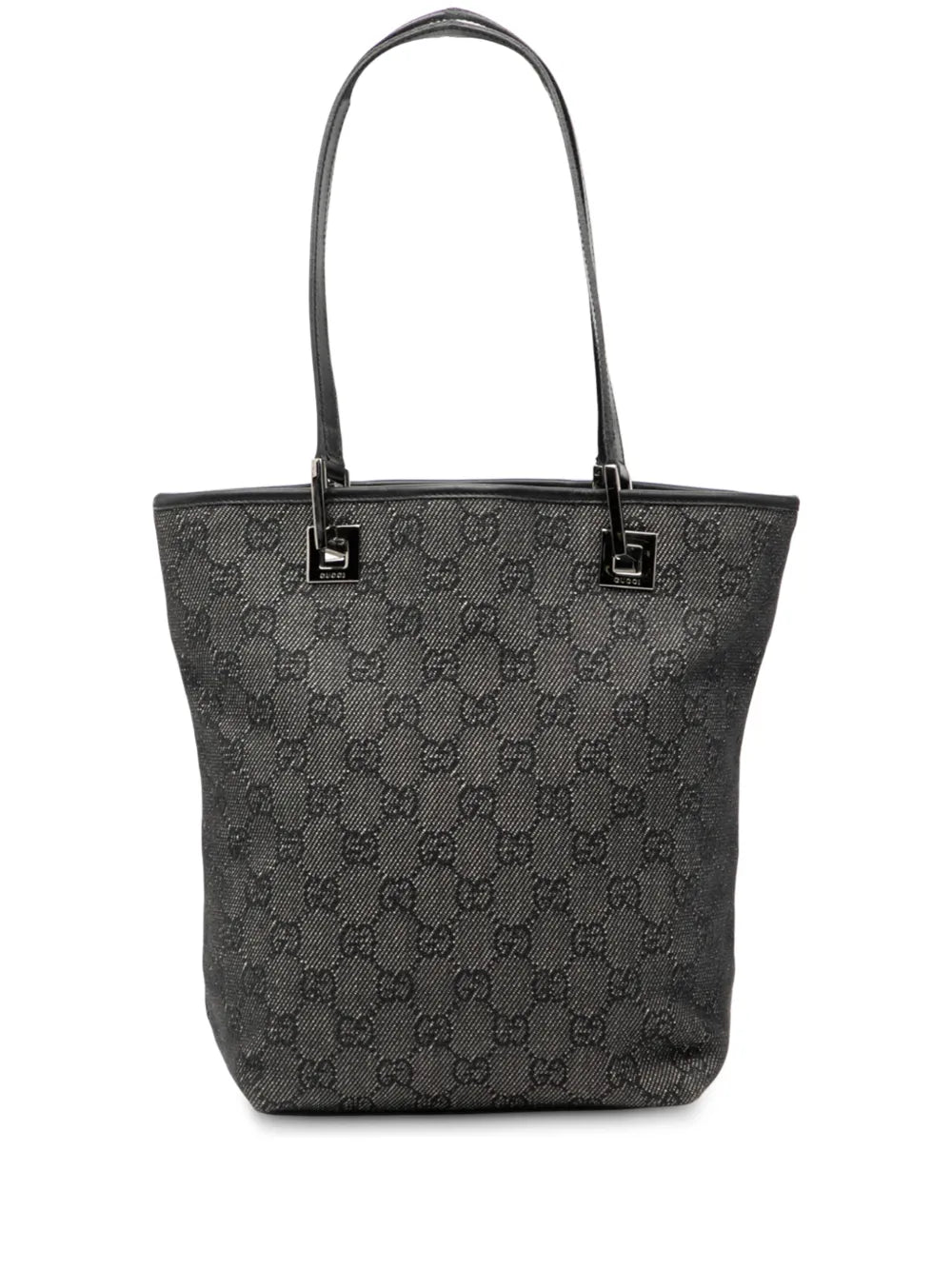 Gucci Pre Owned 2000 2015 Gg Denim Shoulder Bag — Same as shown — Size One Size — Front View