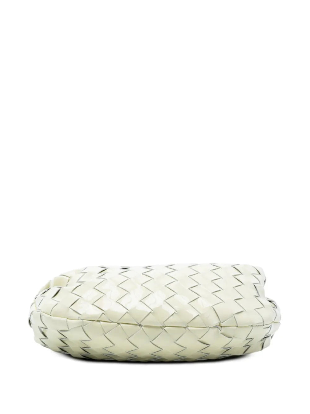 Bottega Veneta Pre Owned 2012 2025 Mini Patent Intrecciato Jodie Hobo Bag — Same as shown — Size One Size — Top View