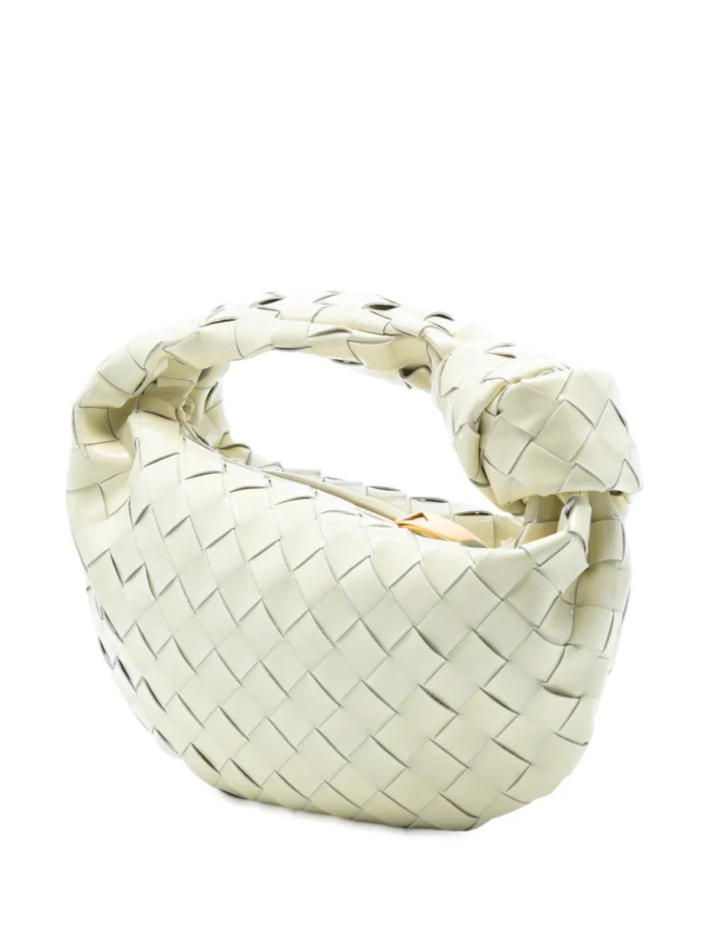 Bottega Veneta Pre Owned 2012 2025 Mini Patent Intrecciato Jodie Hobo Bag — Same as shown — Size One Size — Back View