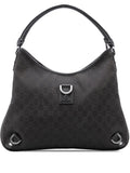 Gucci Pre Owned 2016 2025 Gg Denim Abbey D Ring Shoulder Bag — Same as shown — Size One Size — Front View