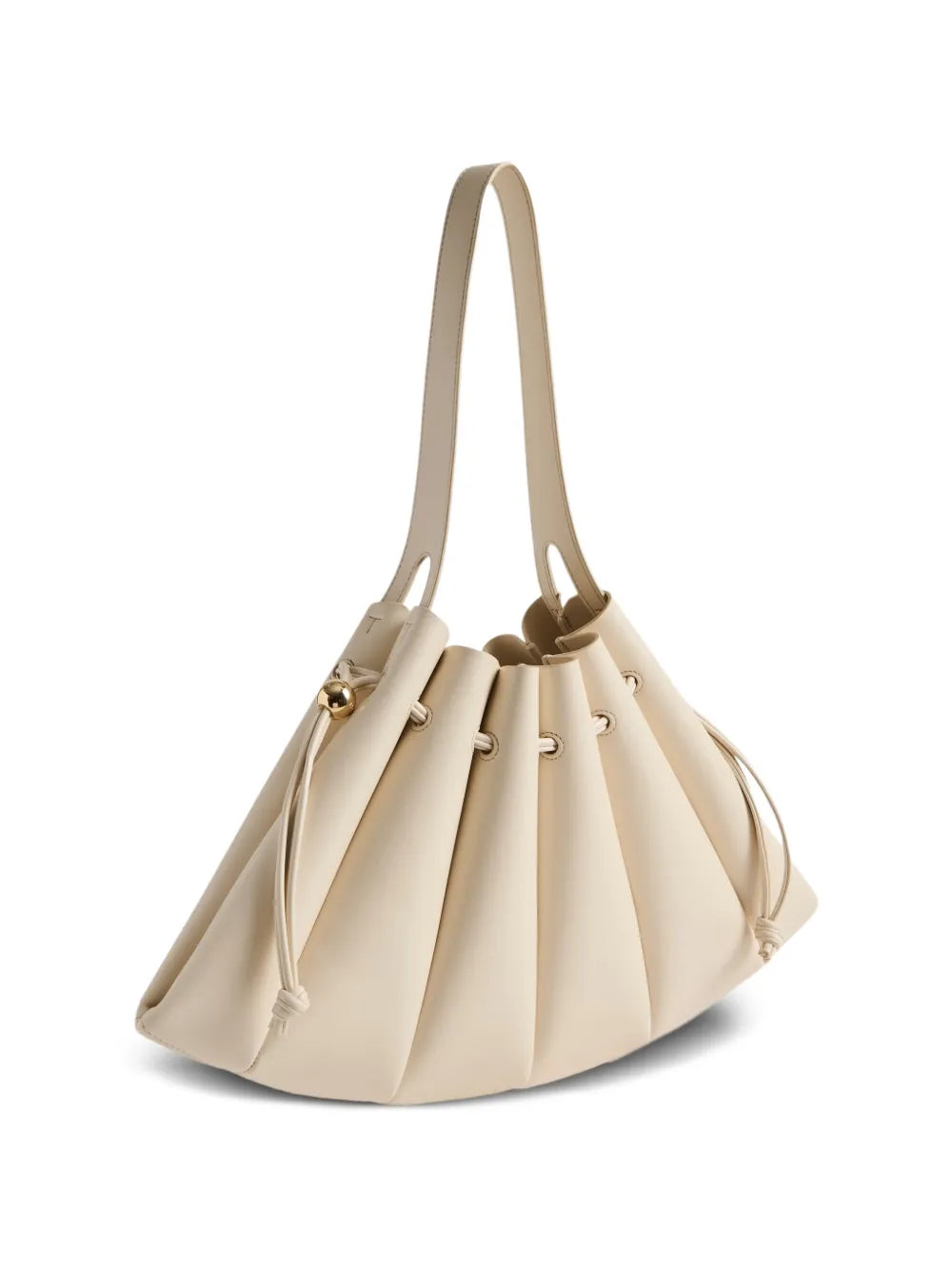 Themoire Calipso Bottalato Drawstring Detail Shoulder Bag — Same as shown — Size One Size — Side View