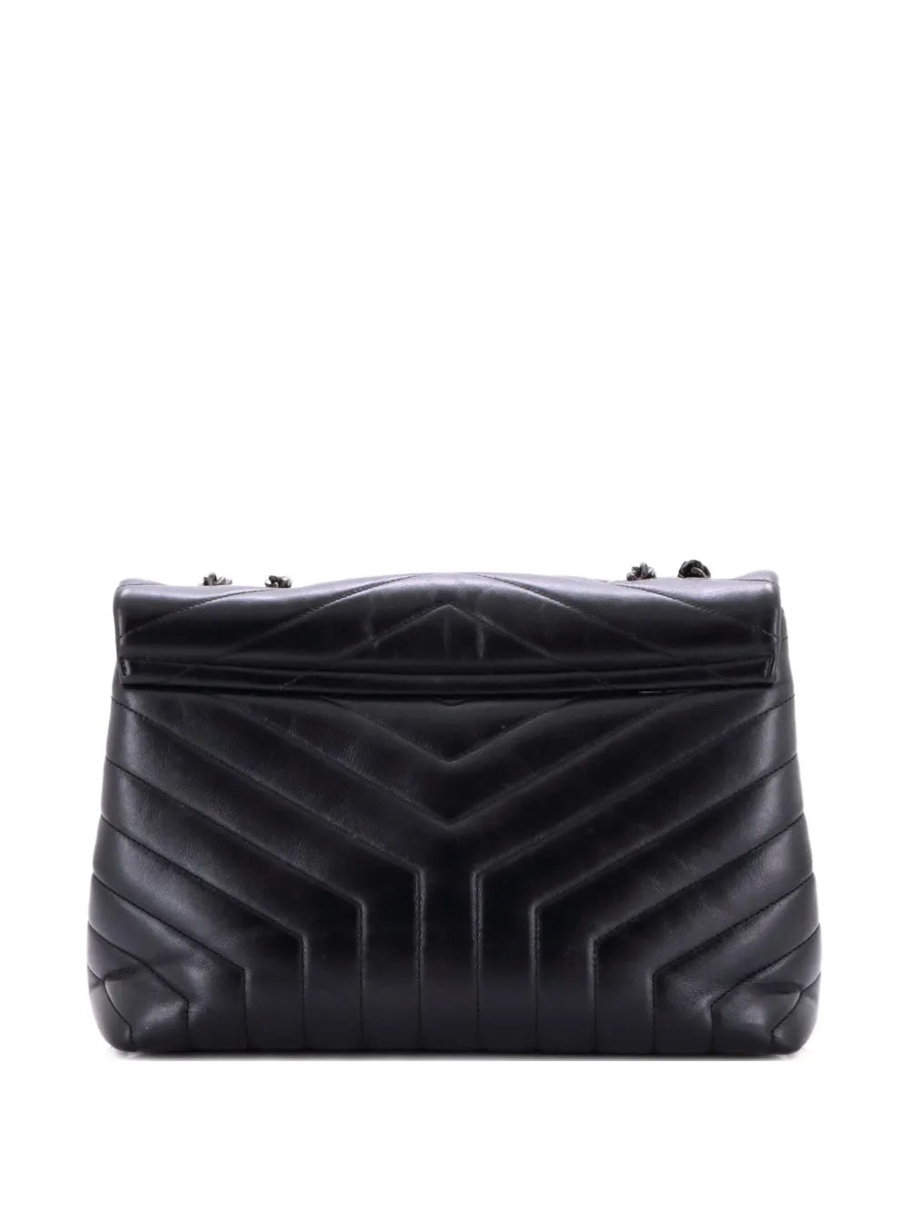 Saint Laurent Pre Owned Loulou Matelasse Chevron Leather Medium Shoulder Bag — Same as shown — Size One Size — Side View
