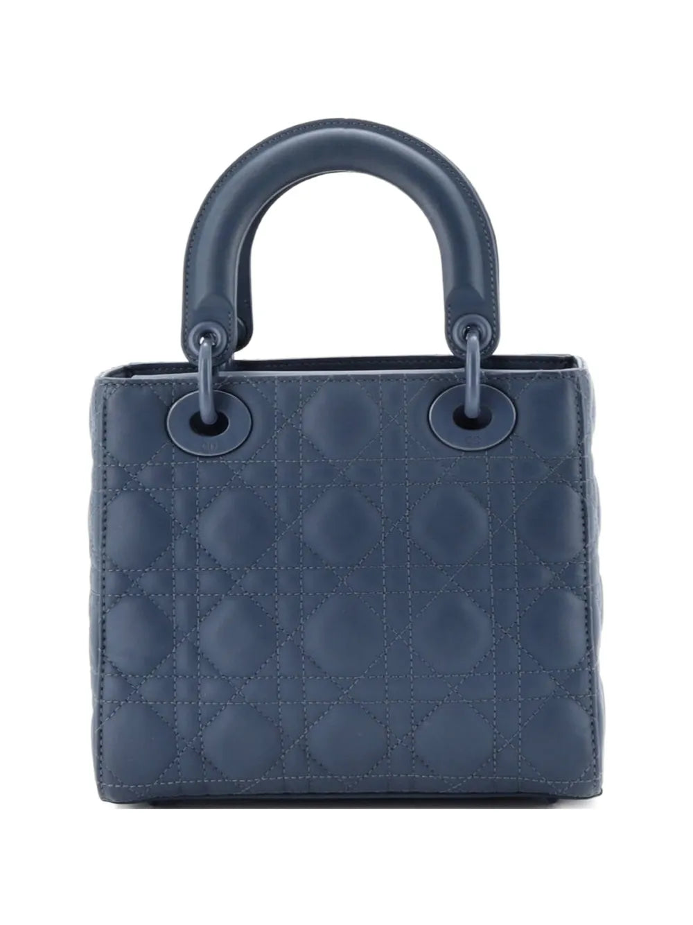 Christian Dior Pre Owned Ultra Matte My Abcdior Lady Dior Bag Cannage Quilt Calfskin Shoulder Bag — Same as shown — Size One Size — Side View