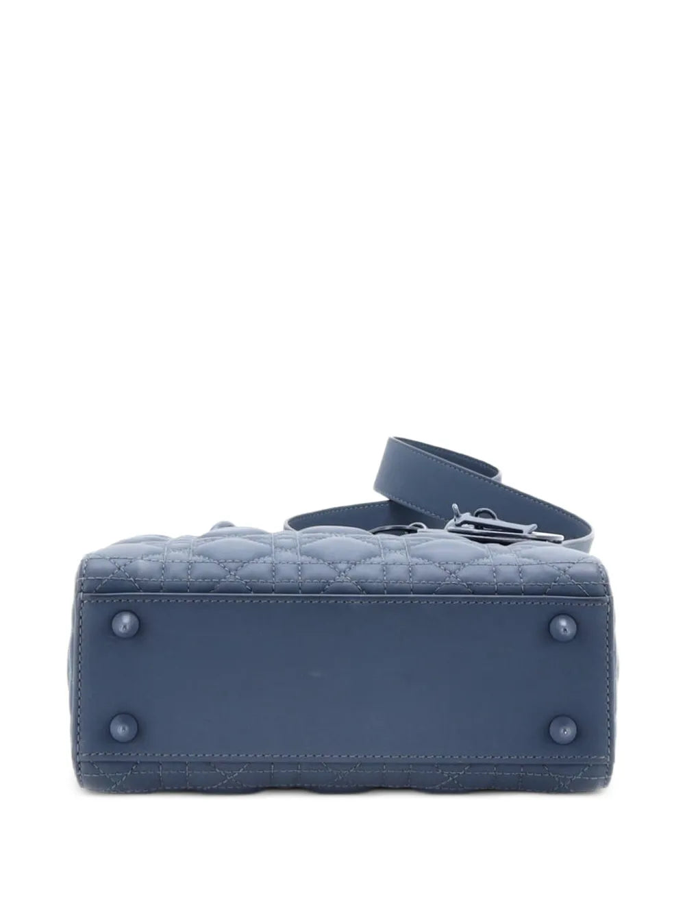 Christian Dior Pre Owned Ultra Matte My Abcdior Lady Dior Bag Cannage Quilt Calfskin Shoulder Bag — Same as shown — Size One Size — Top View