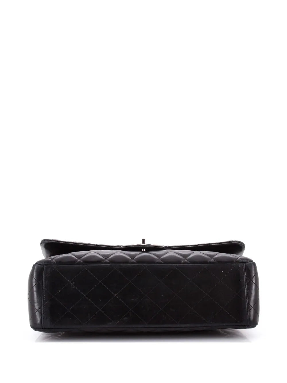 Chanel Pre Owned Classic Double Flap Bag Quilted Lambskin Maxi Shoulder Bag — Same as shown — Size One Size — Top View