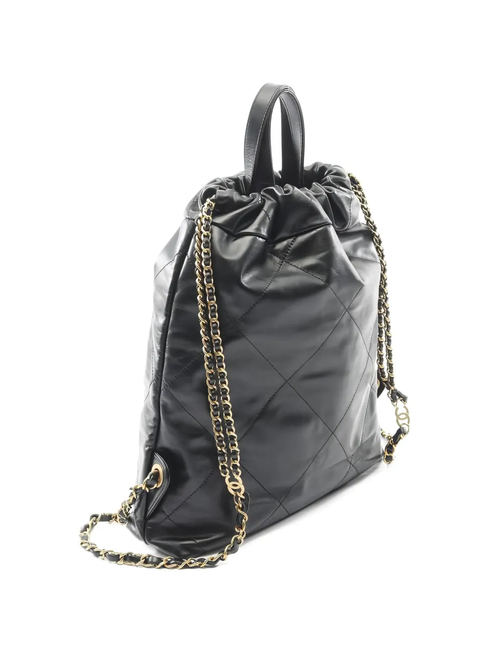 Chanel Pre Owned 2021 Small Chanel 22 Backpack — Same as shown — Size One Size — Side View