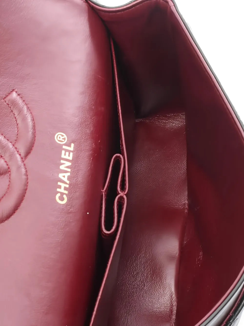 Chanel Pre Owned 1991 1994 Double Flap Quilted Chain Strap Shoulder Bag — Same as shown — Size One Size — Back View
