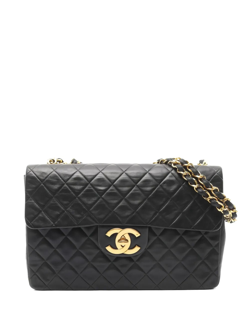 Chanel Pre Owned 1991 Deca Chain Strap Shoulder Bag — Same as shown — Size One Size — Front View