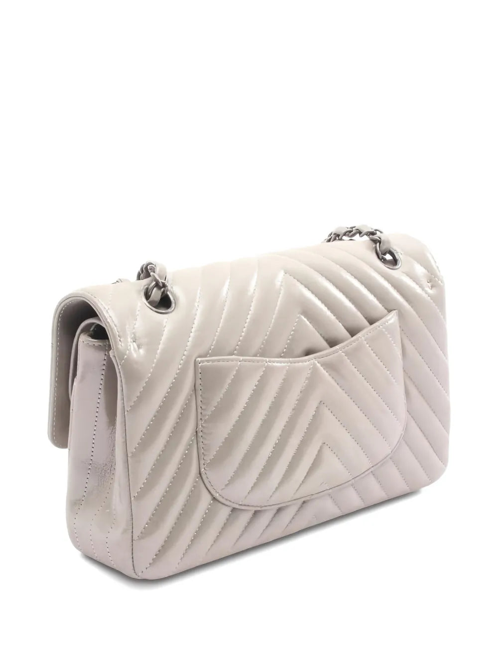 Chanel Pre Owned 2016 2017 Double Flap Chain Strap Shoulder Bag — Same as shown — Size One Size — Side View