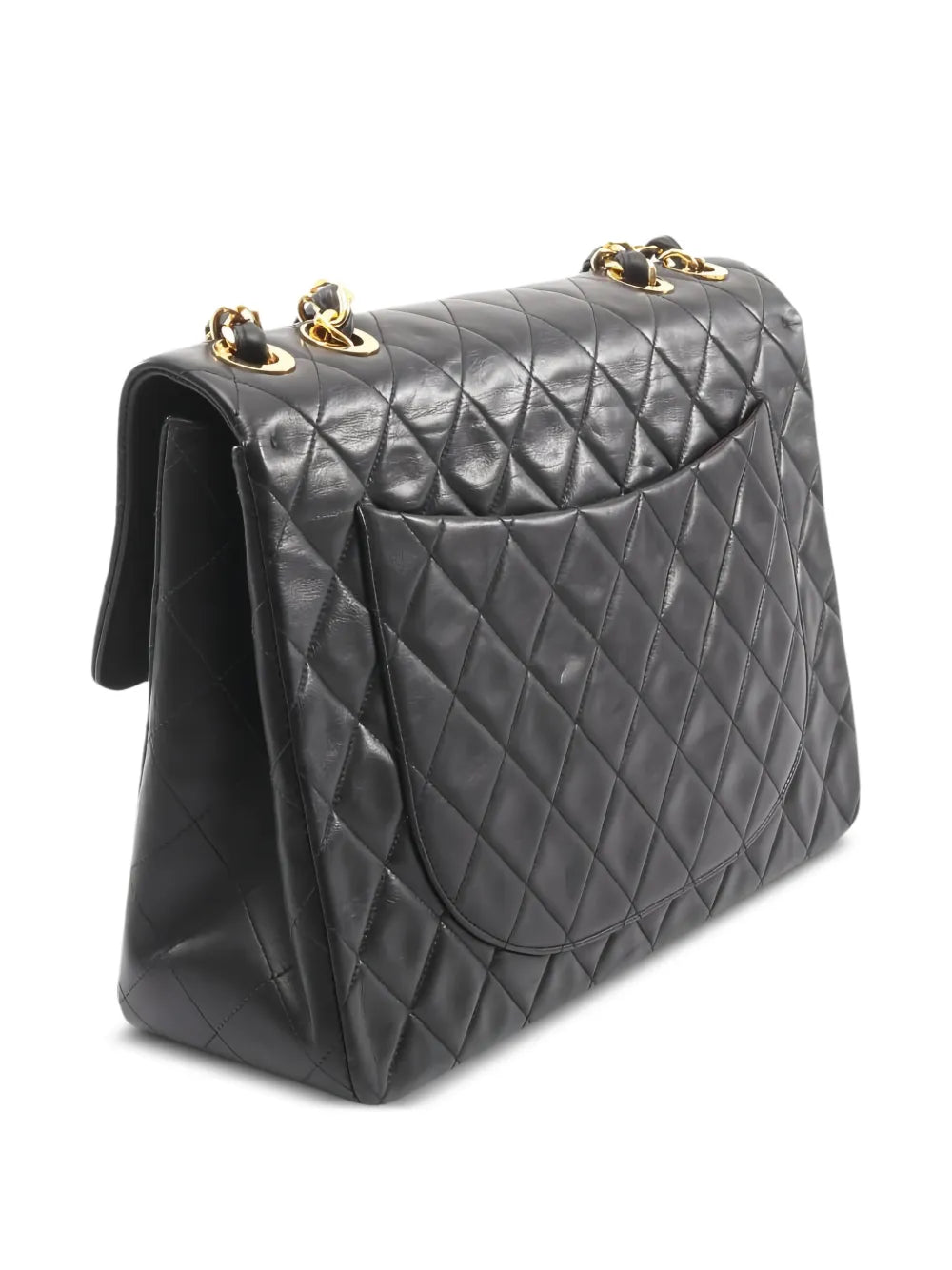 Chanel Pre Owned 1991 1994 Classic Flap Chain Strap Quilted Shoulder Bag — Same as shown — Size One Size — Side View