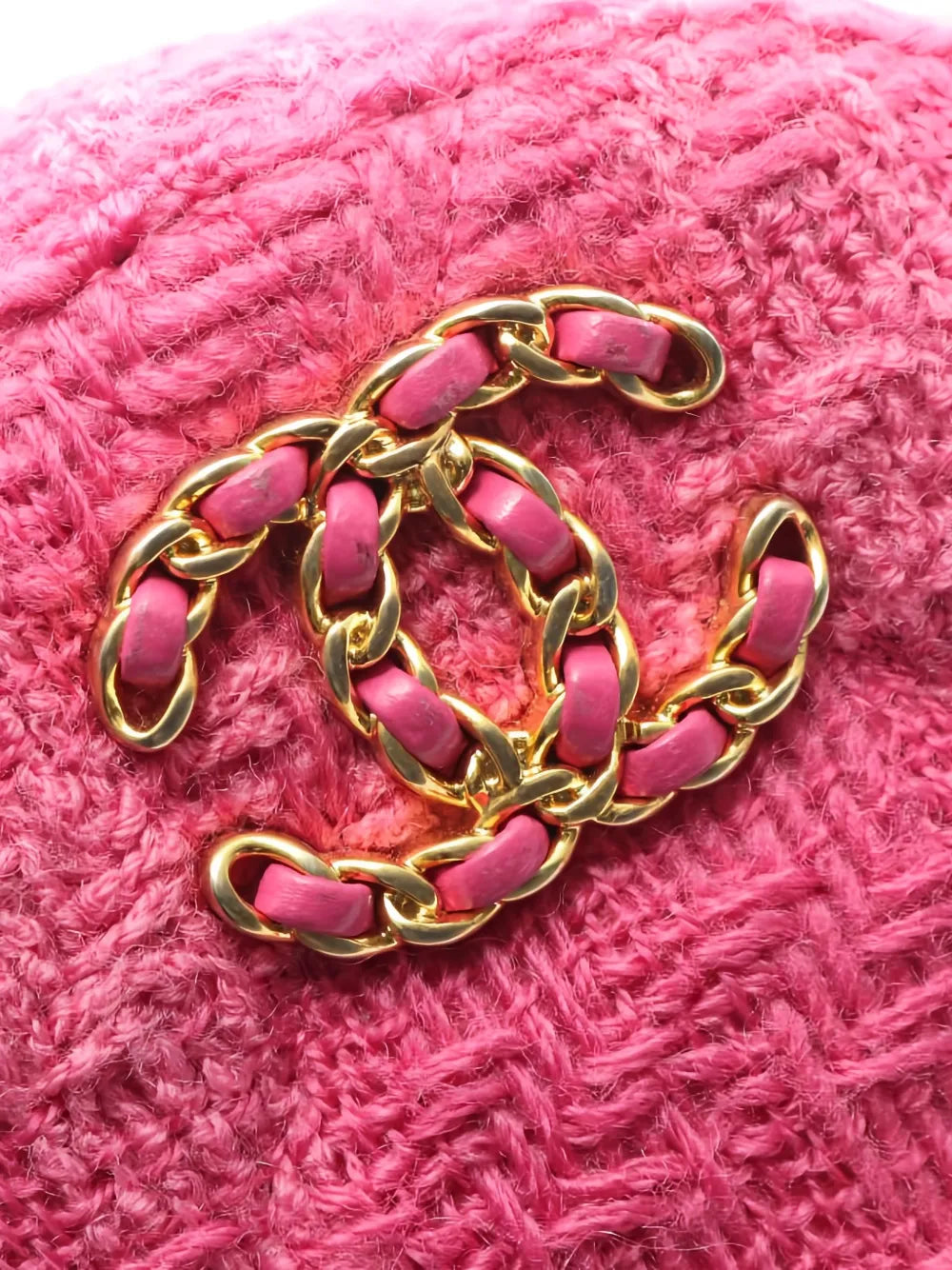 Chanel Pre Owned 2019 Chain Strap Tweed Mini Bag — Same as shown — Size One Size — Top View