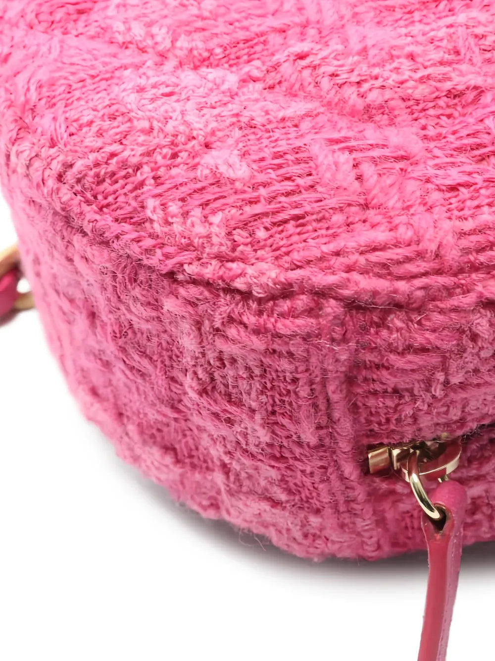 Chanel Pre Owned 2019 Chain Strap Tweed Mini Bag — Same as shown — Size One Size — Detail View