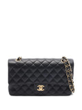 Chanel Pre Owned 2018 Double Flap Chain Strap Shoulder Bag — Same as shown — Size One Size — Front View