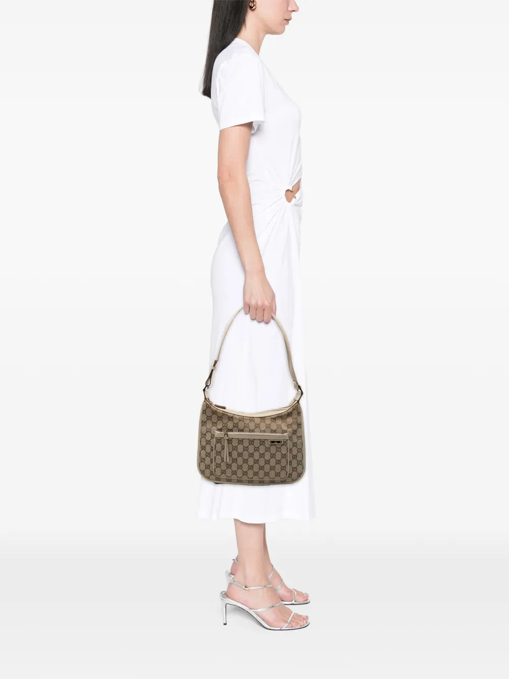 Gucci Pre Owned 2000 2015 Gg Canvas Shoulder Bag — Same as shown — Size One Size — Side View