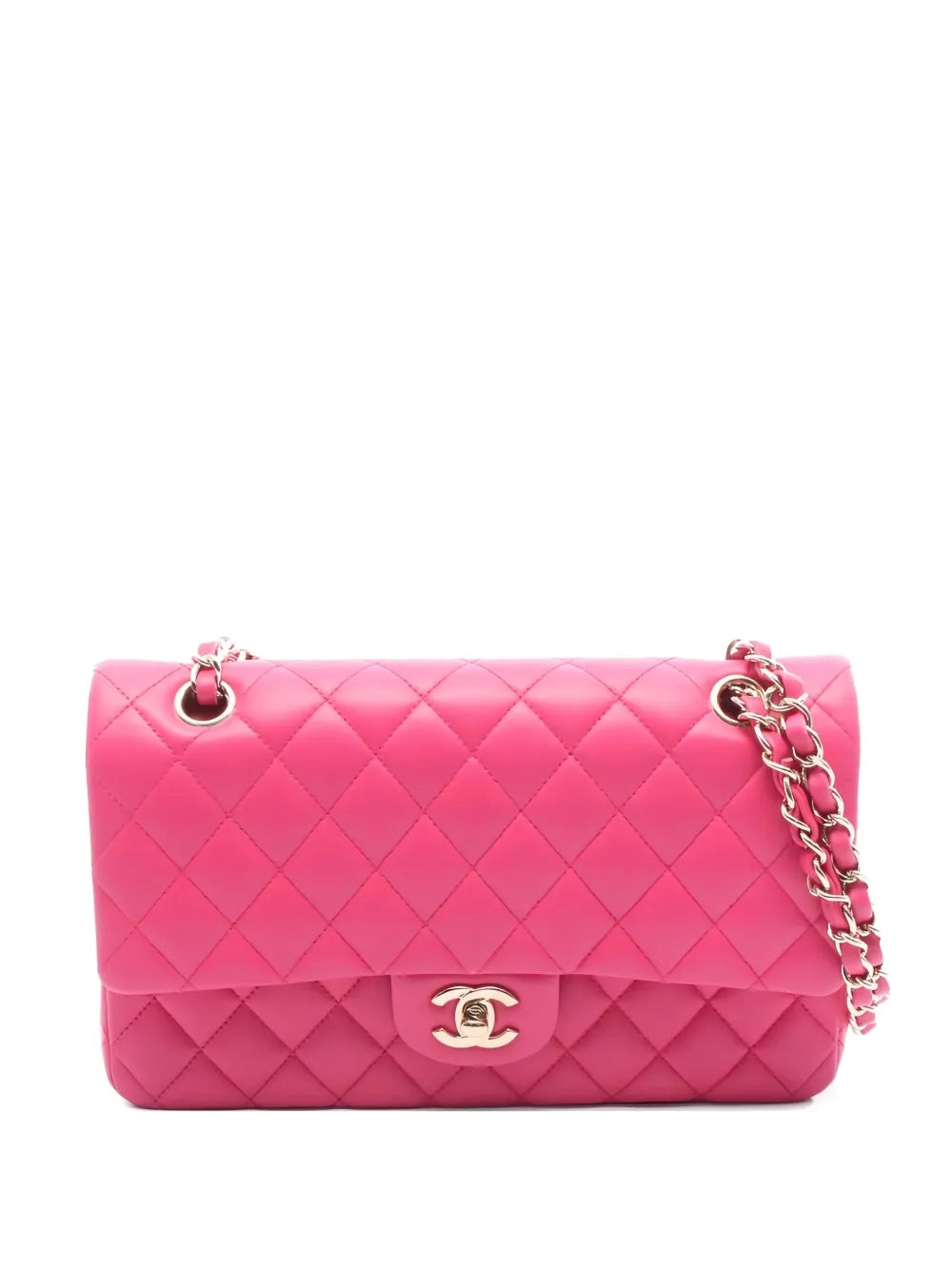 Chanel Pre Owned 2015 2016 Classic Flap Matelasse Chain Shoulder Bag — Same as shown — Size One Size — Front View