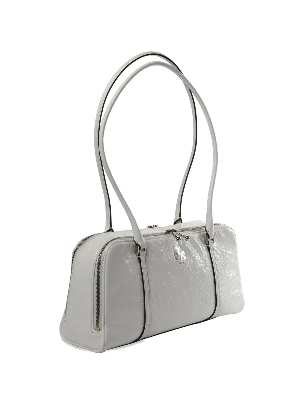 Tory Burch Small Logo Detail Zip Fastening Shoulder Bag — Same as shown — Size One Size — Side View