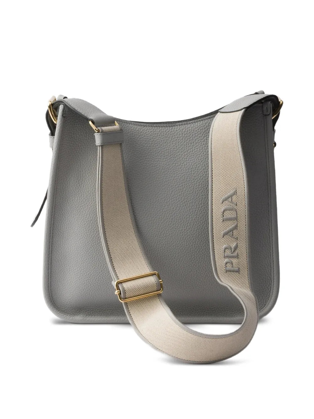 Prada Logo Detail Leather Shoulder Bag — Same as shown — Size One Size — Side View