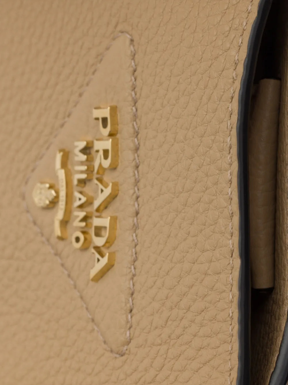 Prada Logo Detail Leather Shoulder Bag — Same as shown — Size One Size — Lifestyle View
