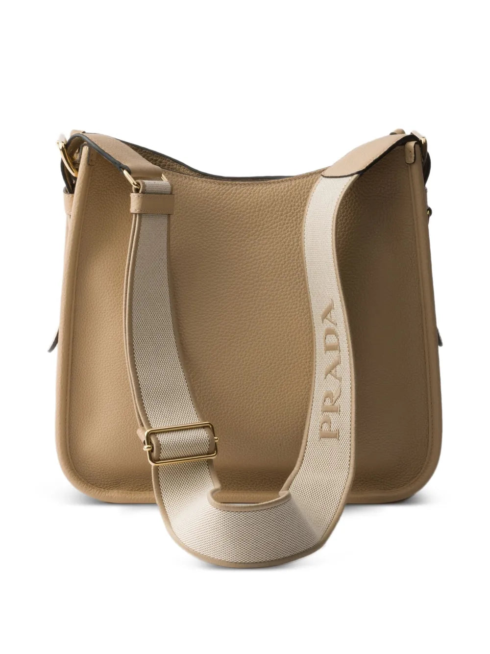 Prada Logo Detail Leather Shoulder Bag — Same as shown — Size One Size — Side View