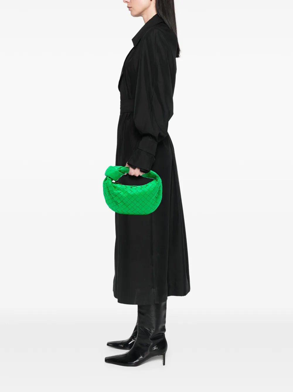 Bottega Veneta Pre Owned 2012 2025 Mini Nappa Intrecciato Jodie Hobo Bag — Same as shown — Size One Size — Side View