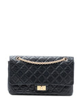 Chanel Pre Owned 2009 2010 Reissue 255 Aged Calfskin Double Flap 226 Shoulder Bag — Same as shown — Size One Size — Front View