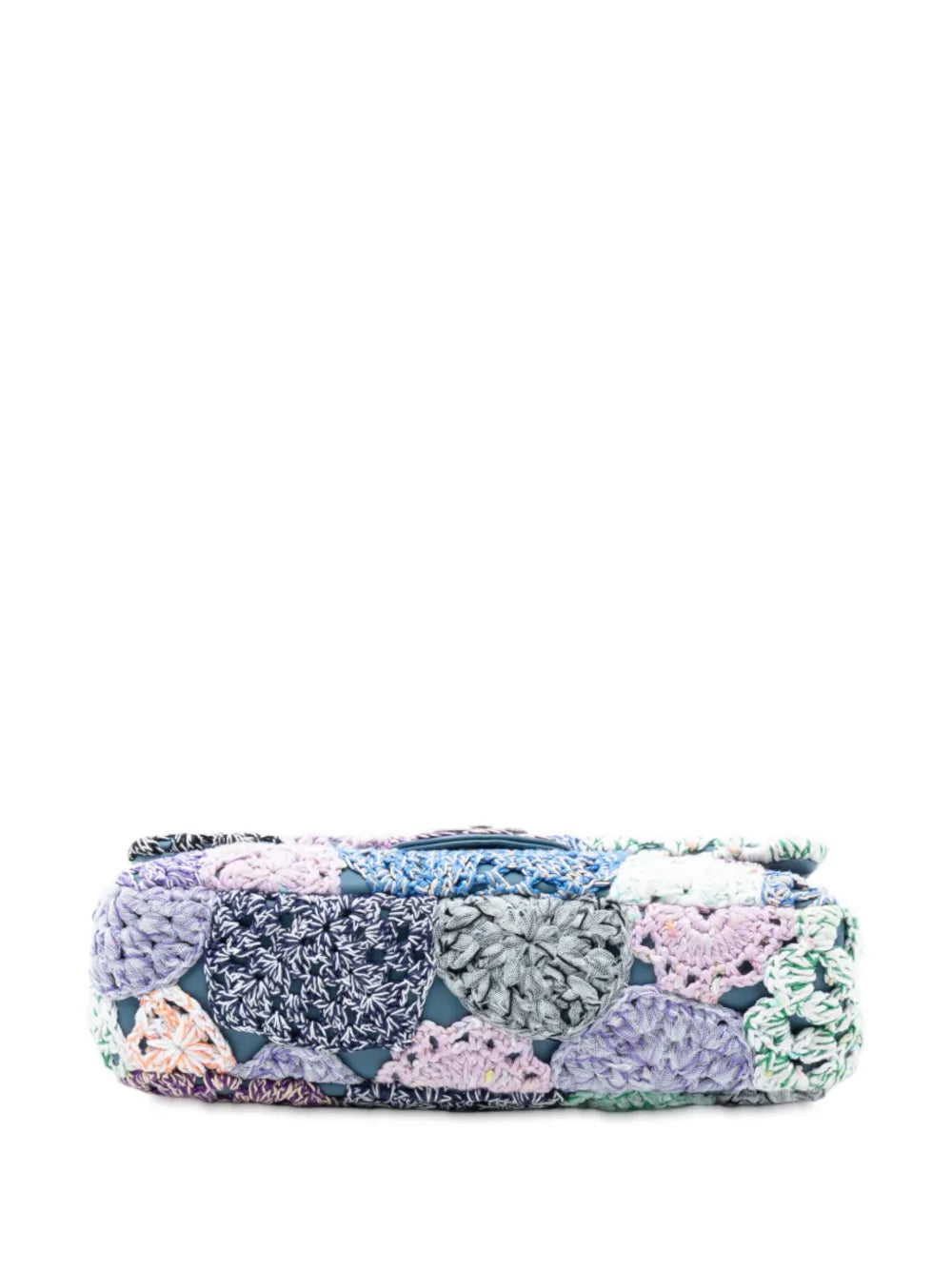 Chanel Pre Owned 2015 2016 Small Crochet Cotton Paris Seoul Crochet Work Flap Shoulder Bag — Same as shown — Size One Size — Top View