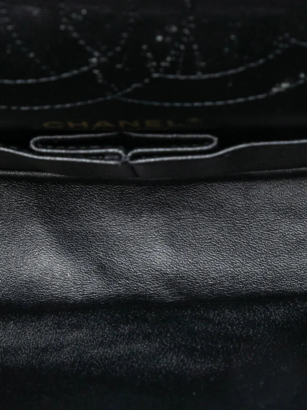Chanel Pre Owned 2015 2016 Reissue 255 Quilted Tweed Double Flap 225 Shoulder Bag — Same as shown — Size One Size — Detail View