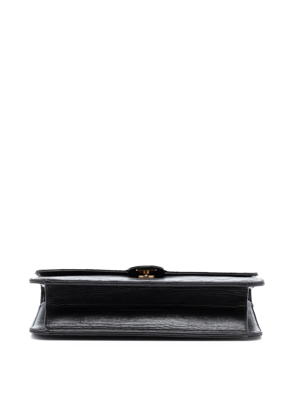 Chanel Pre Owned 1994 1996 Medium Cc Quilted Lambskin Single Flap Shoulder Bag — Same as shown — Size One Size — Top View