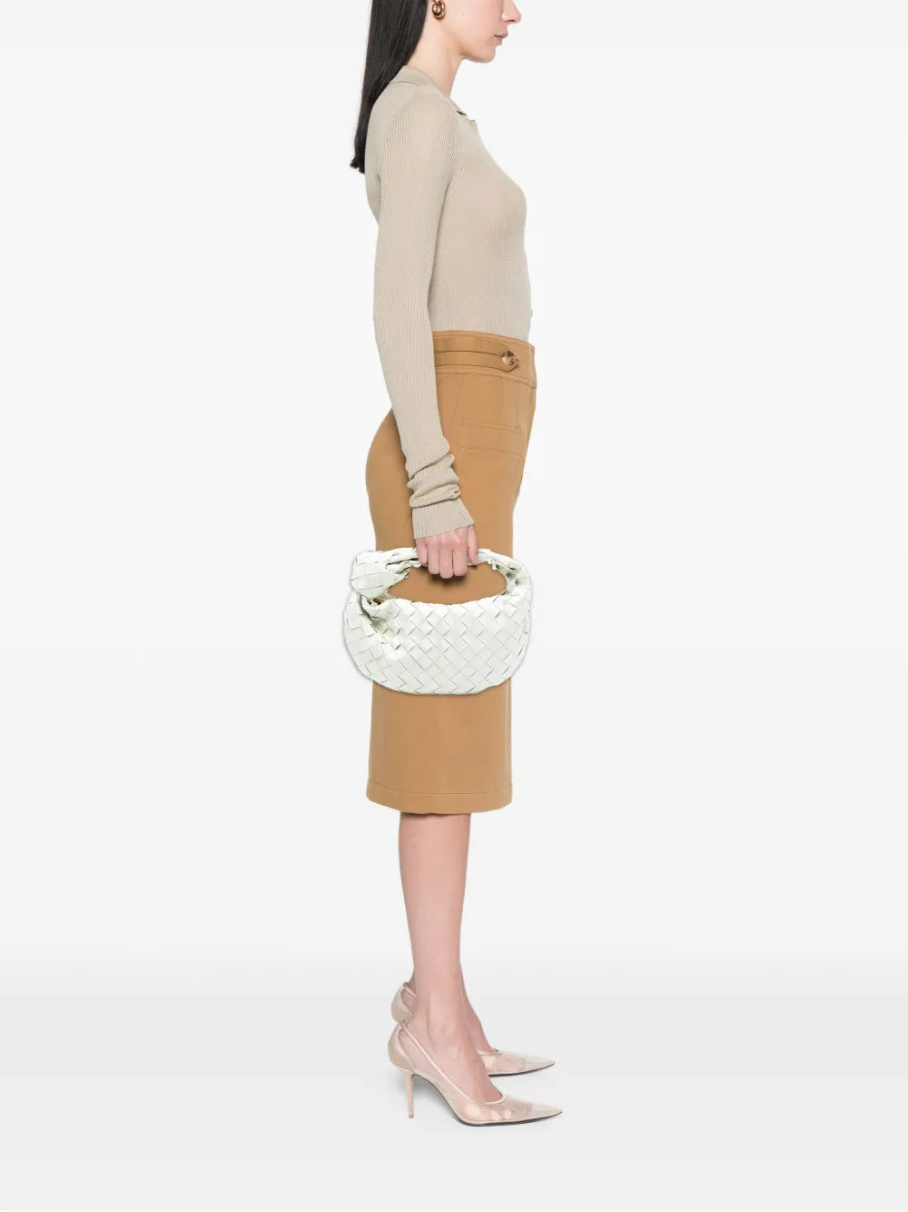 Bottega Veneta Pre Owned 2012 2025 Mini Nappa Intrecciato Jodie Hobo Bag — Same as shown — Size One Size — Side View