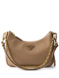 Prada Mini Re Edition Saffiano Leather Shoulder Bag — Same as shown — Size One Size — Front View