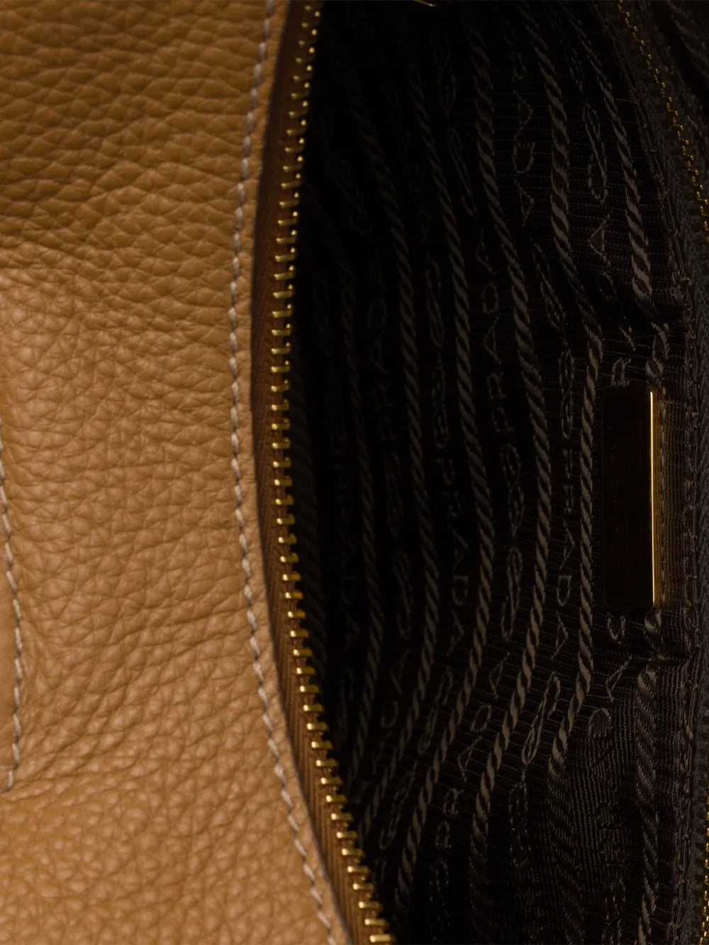 Prada Logo Plaque Leather Shoulder Bag — Same as shown — Size One Size — Lifestyle View