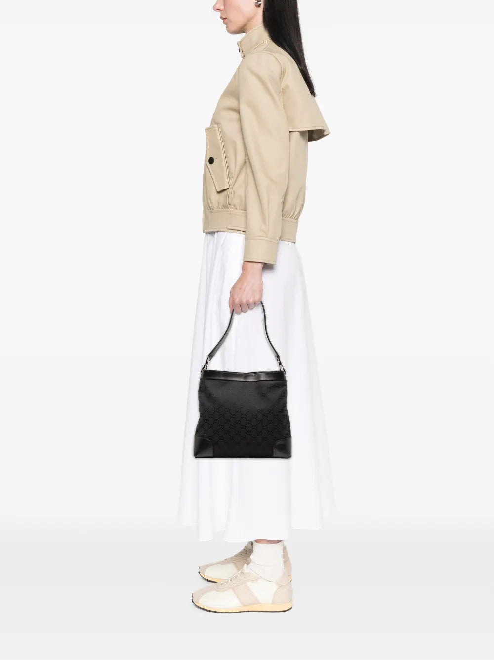 Gucci Pre Owned 2000 2015 Gg Canvas Shoulder Bag — Same as shown — Size One Size — Side View