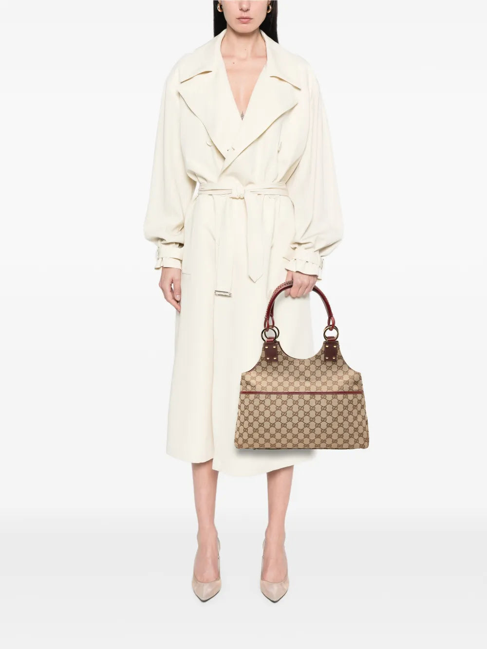 Gucci Pre Owned 2000 2015 Gg Canvas Shoulder Bag — Same as shown — Size One Size — Side View