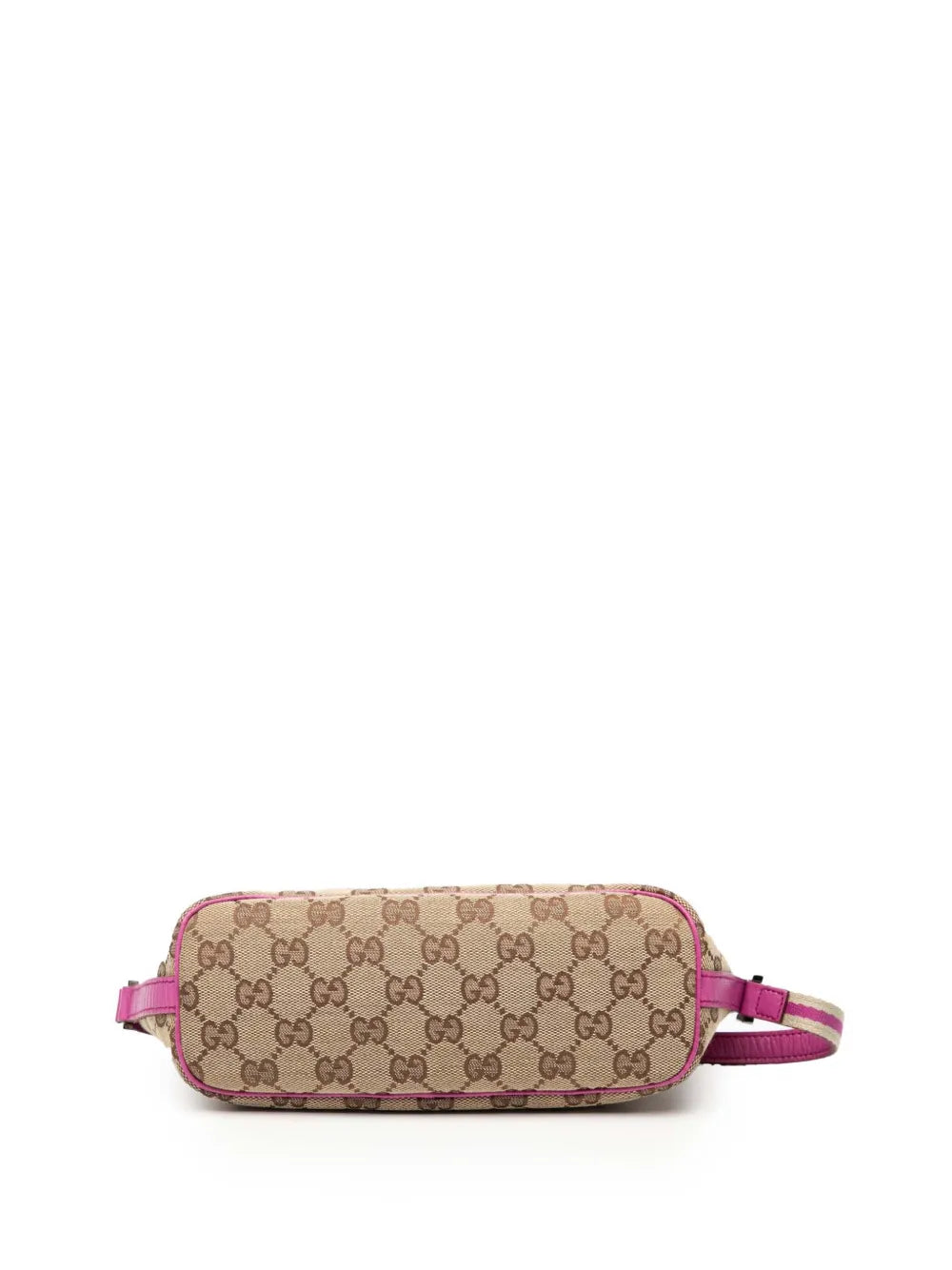 Gucci Pre Owned 2000 2015 Gg Canvas Web Boat Shoulder Bag — Same as shown — Size One Size — Top View