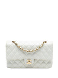 Chanel Pre Owned 2003 2004 Medium Classic Caviar Double Flap Shoulder Bag — Same as shown — Size One Size — Front View