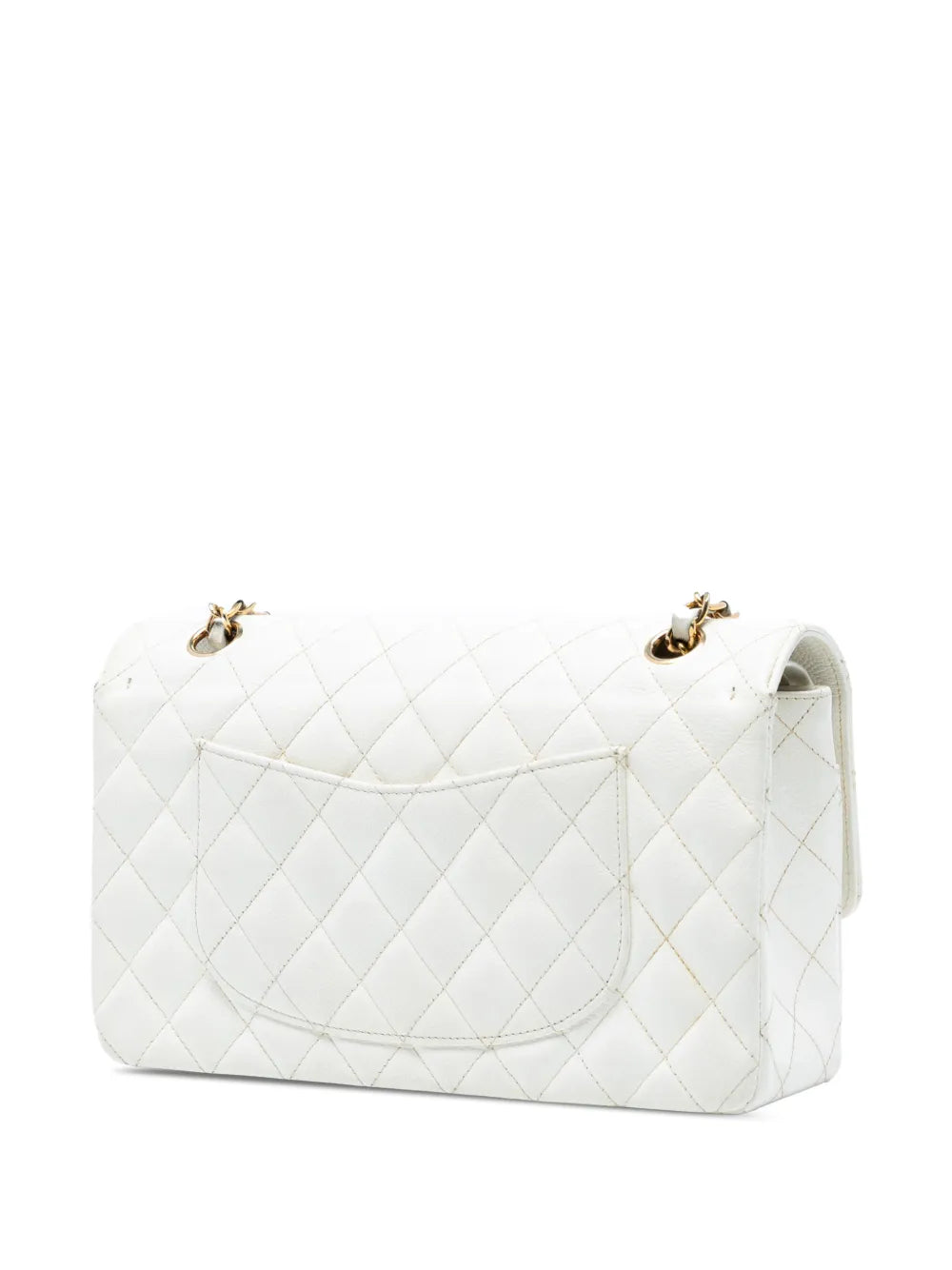 Chanel Pre Owned 2003 2004 Medium Classic Caviar Double Flap Shoulder Bag — Same as shown — Size One Size — Back View